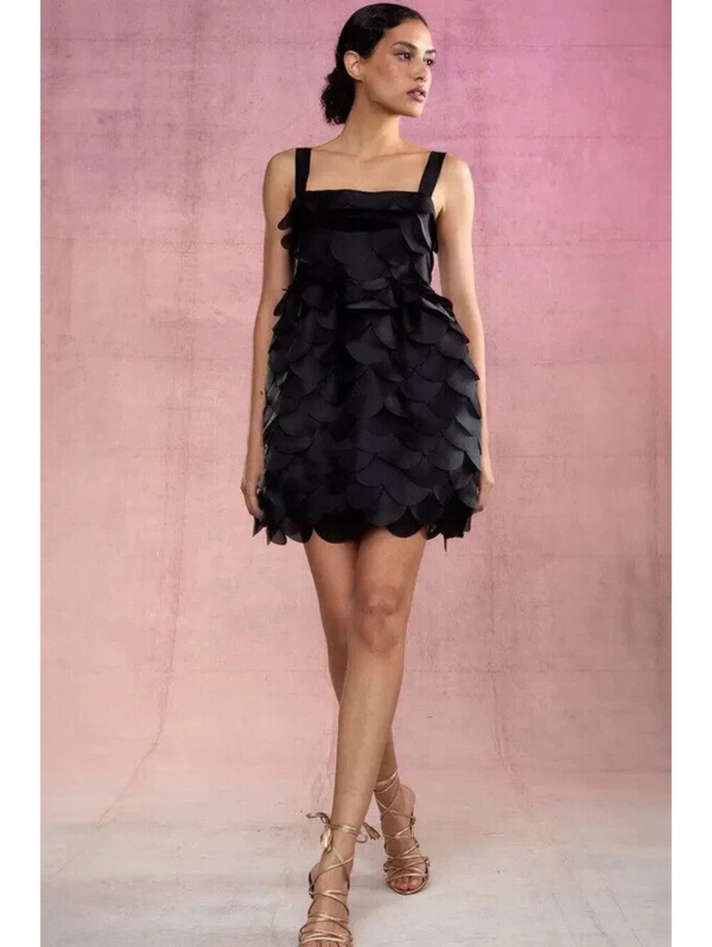 Cynthia Rowley Scalloped Petal Mini Dress, $495 NWT, Size 4-2696